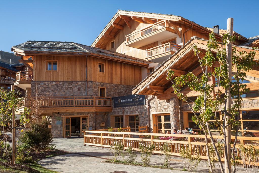 Cgh Residences & Spas Le Cristal De L'Alpe Alpe d'Huez Buitenkant foto