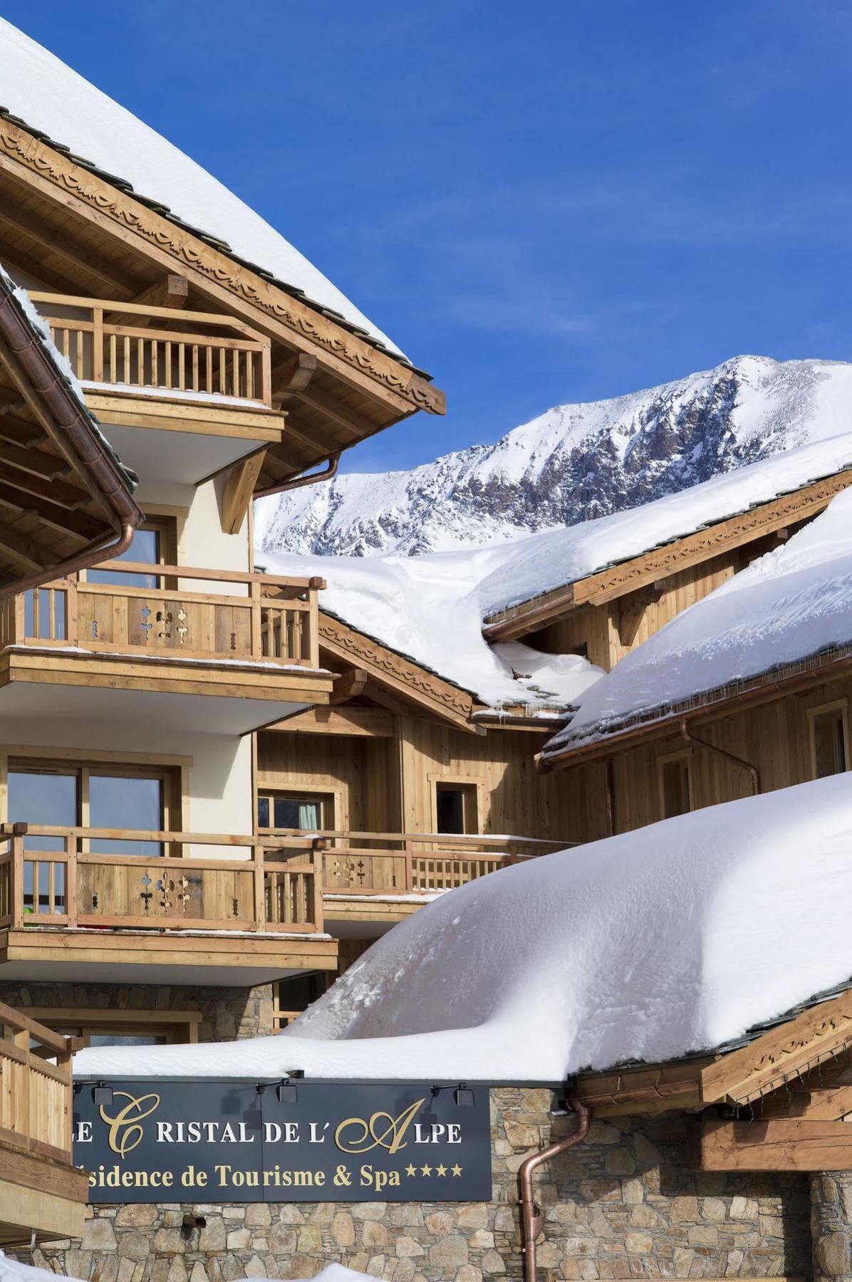 Cgh Residences & Spas Le Cristal De L'Alpe Alpe d'Huez Buitenkant foto