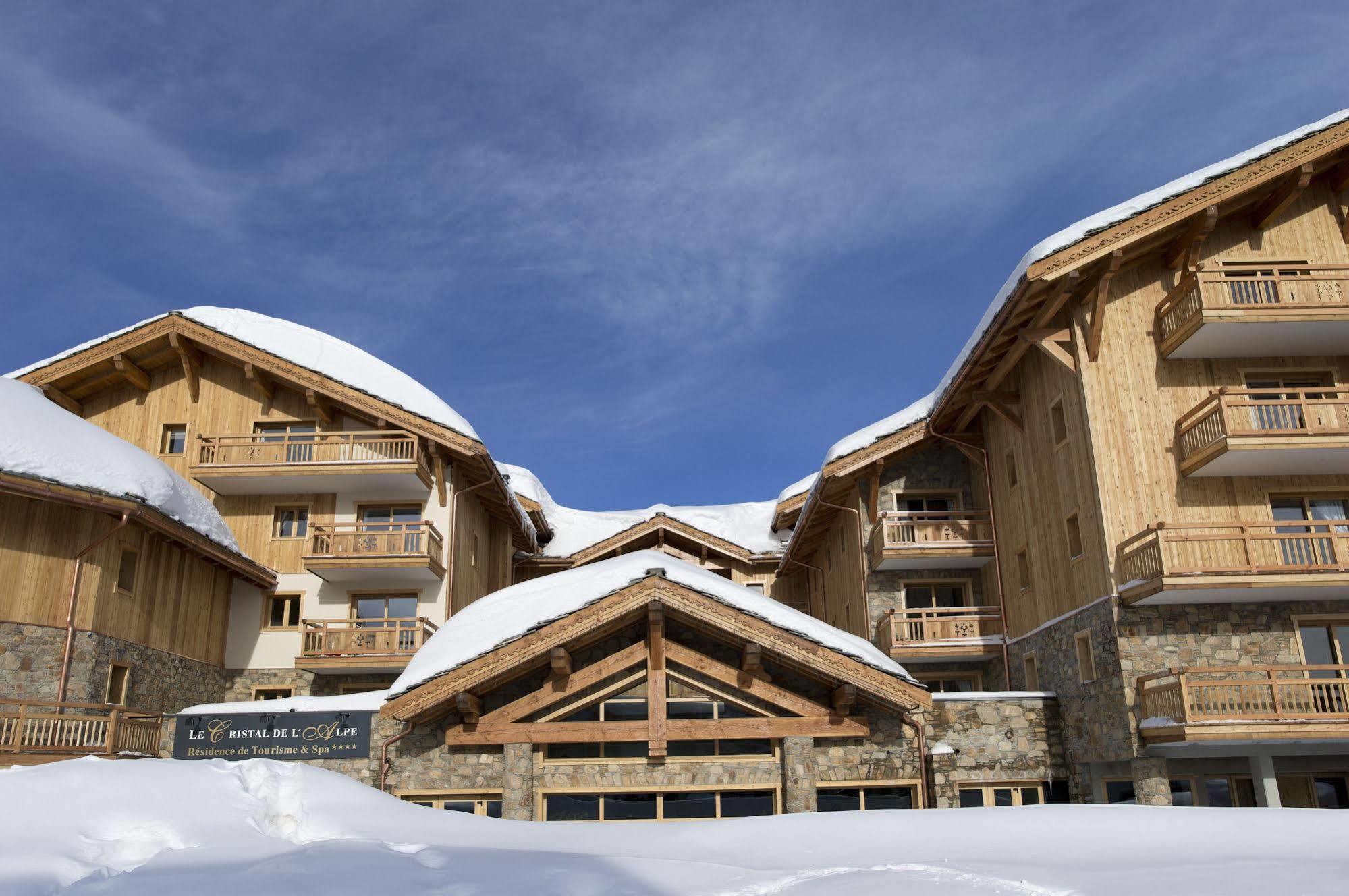 Cgh Residences & Spas Le Cristal De L'Alpe Alpe d'Huez Buitenkant foto